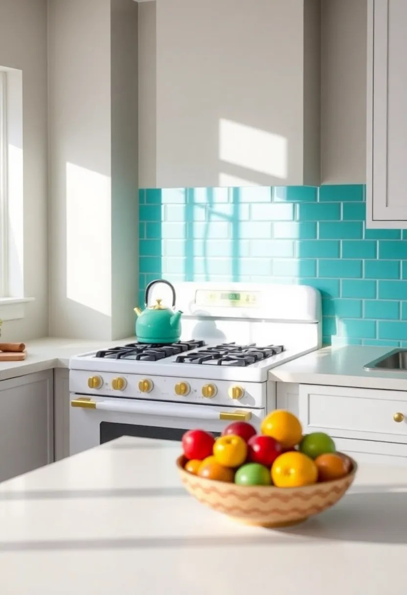 15 Kitchen Decor Ideas That'll Make You Feel Like a MasterChef (Check Out #12!) - 1. Bold Color Accents