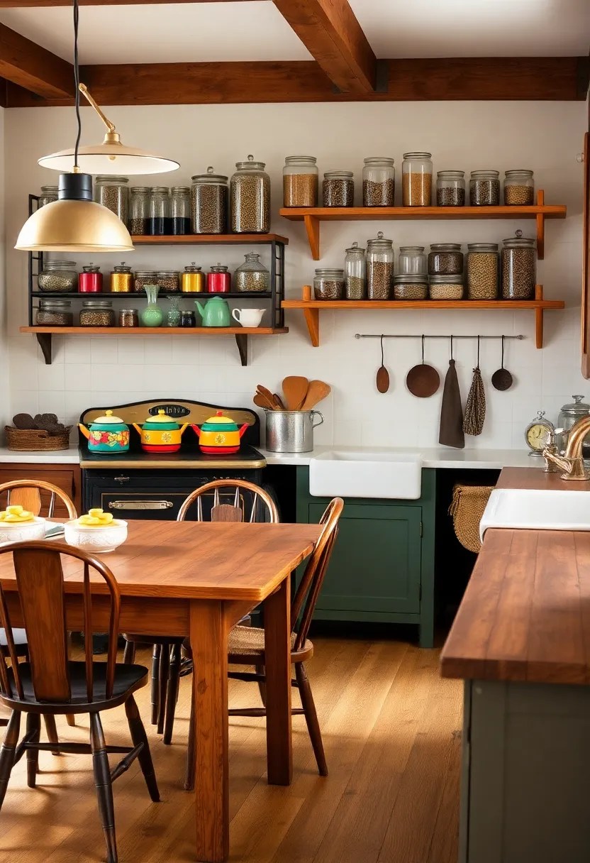 15 Kitchen Decor Ideas That'll Make You Feel Like a MasterChef (Check Out #12!) - 2. Vintage Charm